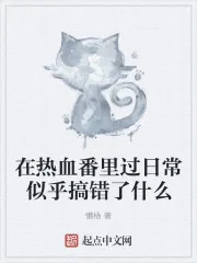 《在热血番里过日常似乎搞错了什么》小说封面