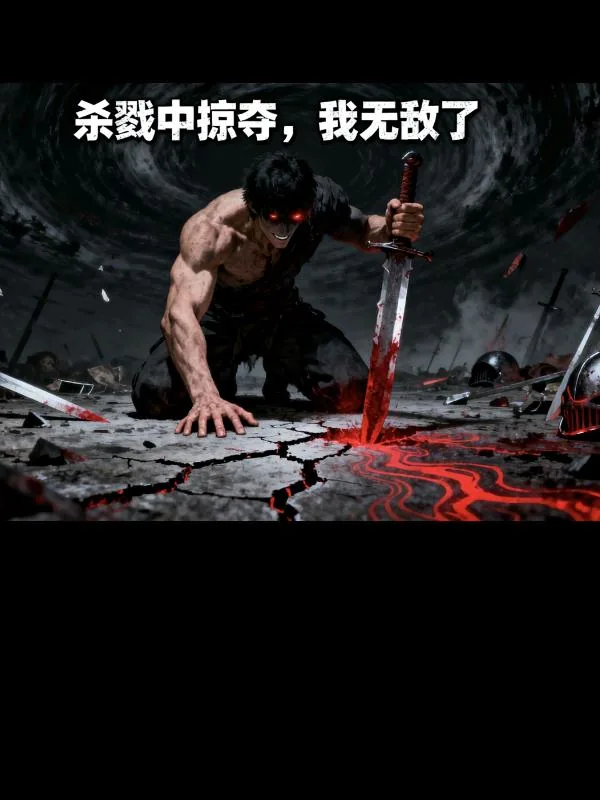 《杀戮中掠夺，我无敌了》小说封面