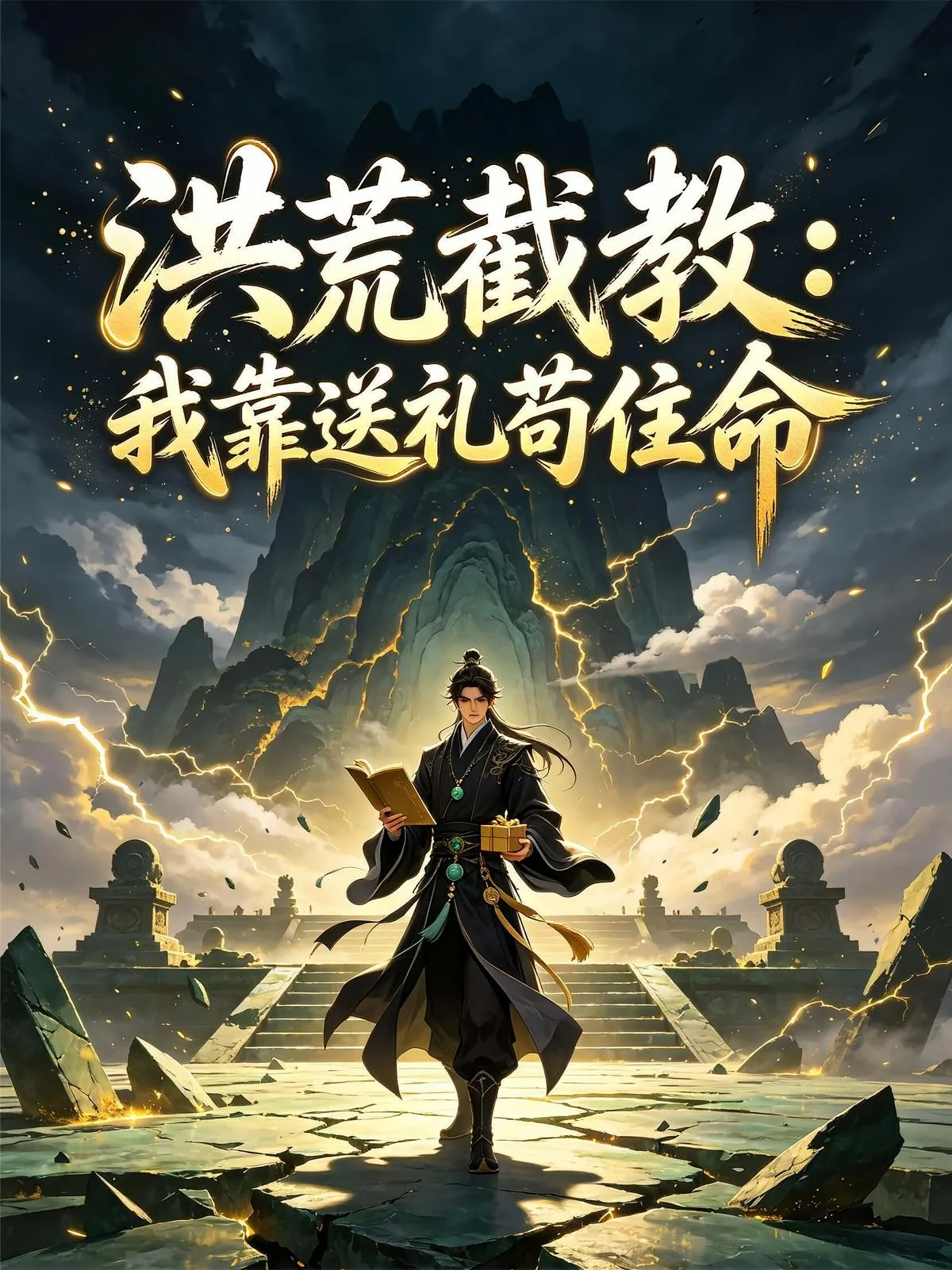 《洪荒截教：我靠送礼苟住命》小说封面