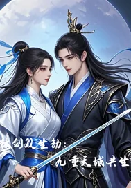 《镜剑双生劫：九重天域共生》小说封面