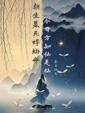 《朝生暮死蜉蝣命,今日方知仙是仙》小说封面