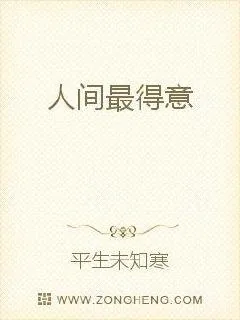《人间最得意》小说封面