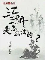 《江湖是怎么没的》小说封面