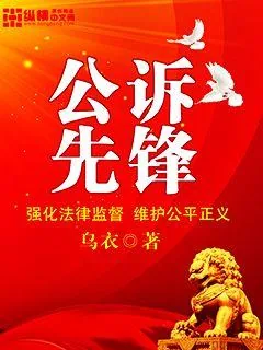 《公诉先锋》小说封面
