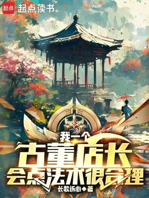 《我一个古董店长，会点法术很合理》小说封面