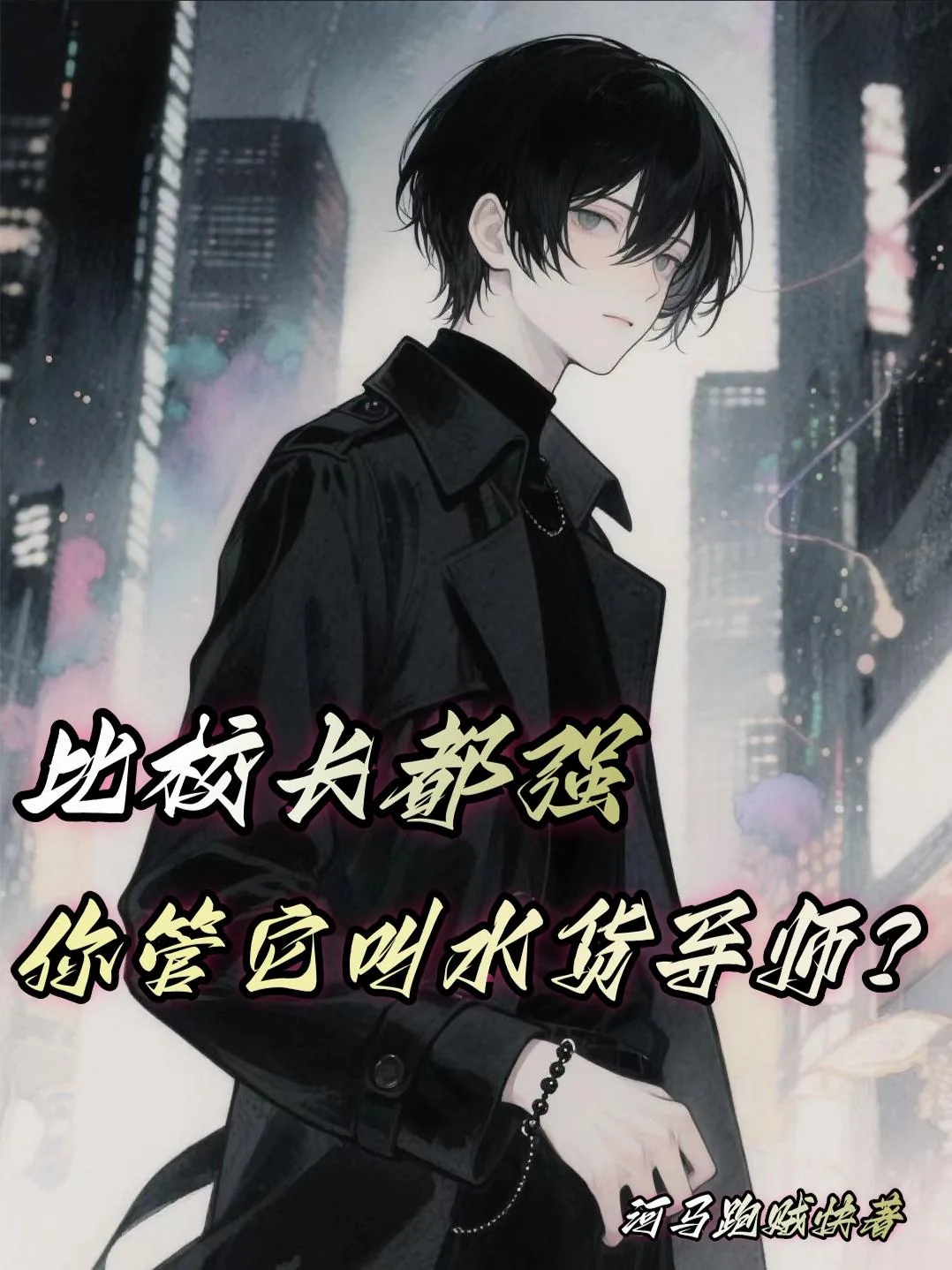《比校长都强，你管它叫水货导师？》小说封面