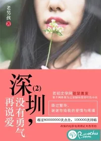 《深圳，没有勇气再说爱2》小说封面