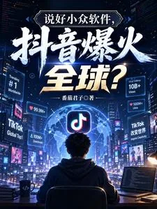 《说好小众软件，抖音爆火全球？》小说封面