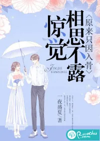 《惊觉相思不露，原来只因入骨》小说封面