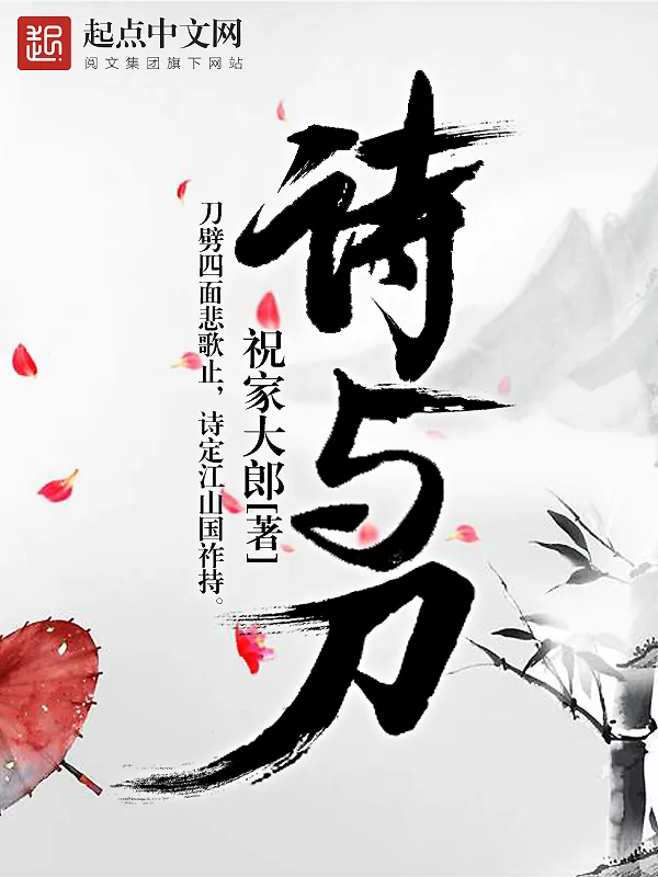 《诗与刀》小说封面