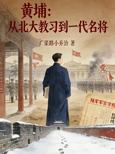 《黄埔：从北大教习到一代名将》小说封面
