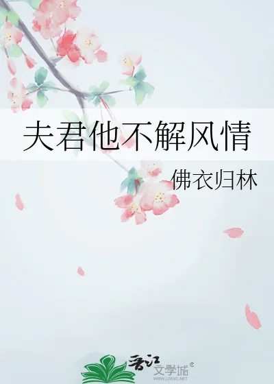 《夫君他不解风情》小说封面