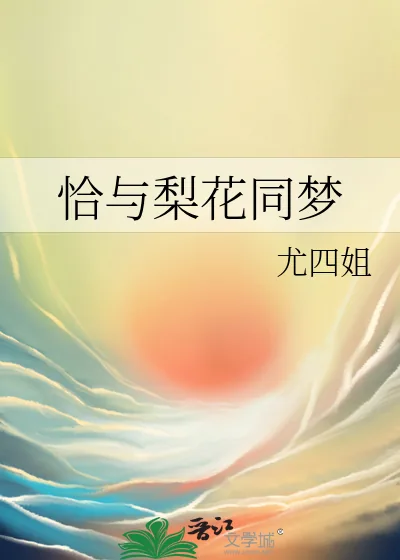 《恰与梨花同梦》小说封面