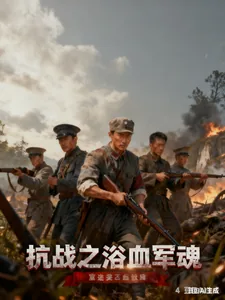 《抗战之浴血军魂》小说封面