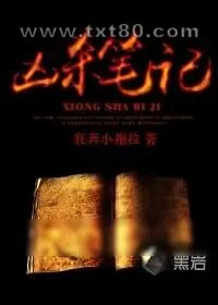 《凶杀笔记》小说封面
