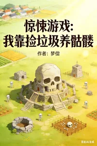 《惊悚游戏:我靠捡垃圾养骷髅》小说封面