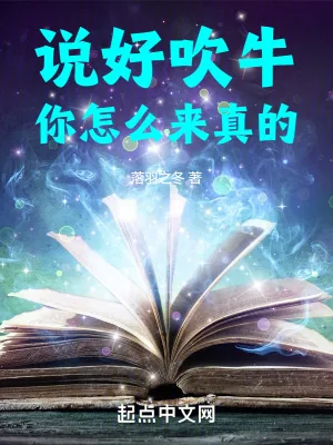 《说好吹牛，你怎么来真的！》小说封面