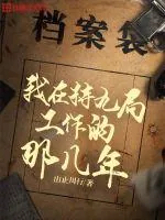 《我在特九局工作的那几年》小说封面