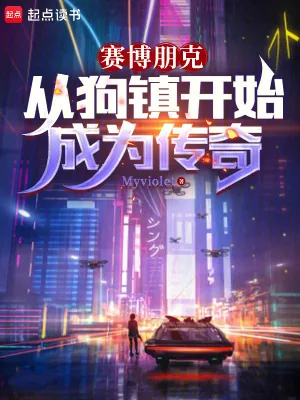 《赛博朋克：从狗镇开始成为传奇》小说封面