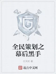 《全民策划之幕后黑手》小说封面