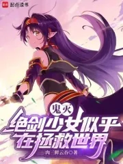 《鬼灭：绝剑少女似乎在拯救世界》小说封面