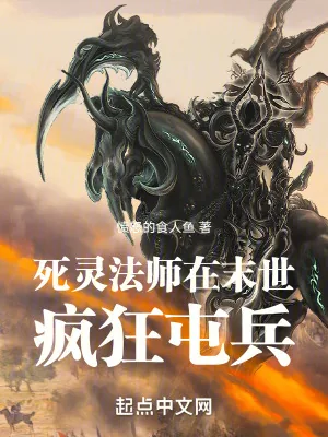 《死灵法师在末世疯狂屯兵》小说封面