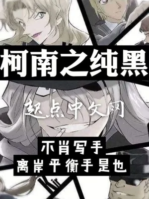 《柯南之纯黑》小说封面