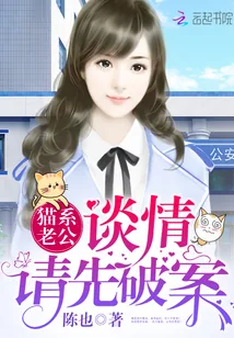 《猫系老公：谈情，请先破案》小说封面