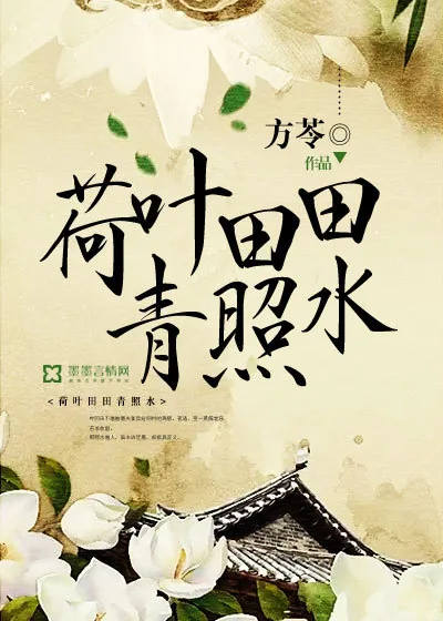 《荷叶田田青照水》小说封面