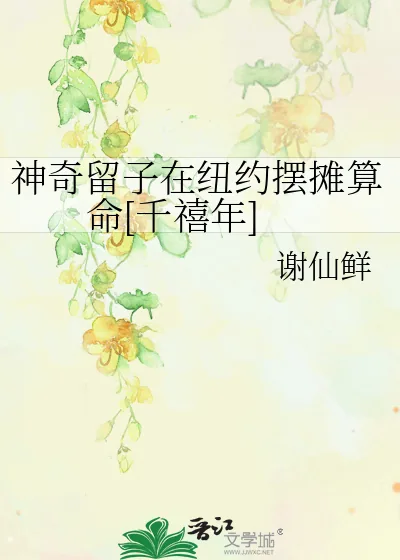 《神奇留子在纽约摆摊算命[千禧年]》小说封面
