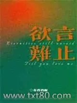《欲言难止》小说封面