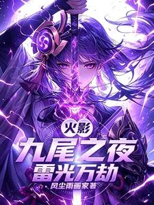 《火影：九尾之夜，雷光万劫》小说封面