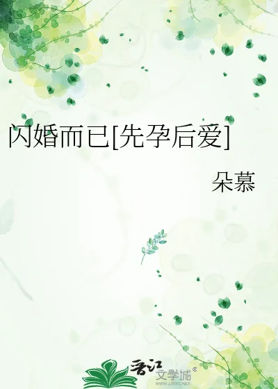 《闪婚而已[先孕后爱]》小说封面