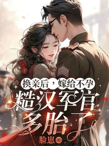 《换亲后，嫁给不孕糙汉军官多胎了》小说封面