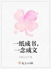 《一纸成书，一念成文》小说封面