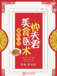 《家有三宝：美食医术帅夫君》小说封面